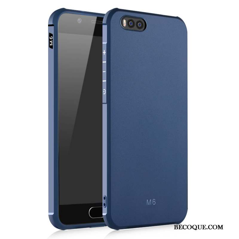 Mi 6 Coque Délavé En Daim Incassable Étui Téléphone Portable Tendance Tout Compris