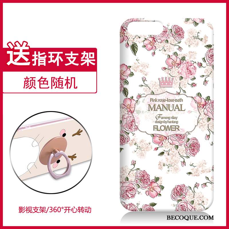 Mi 6 Coque Personnalité Fluide Doux Charmant Violet Dessin Animé Étui