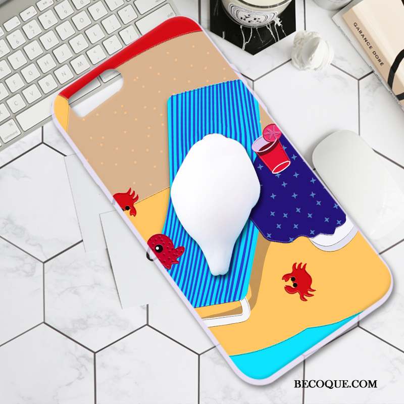 Mi 6 Coque Tendance Dimensionnel Petit Fluide Doux Silicone Personnalité