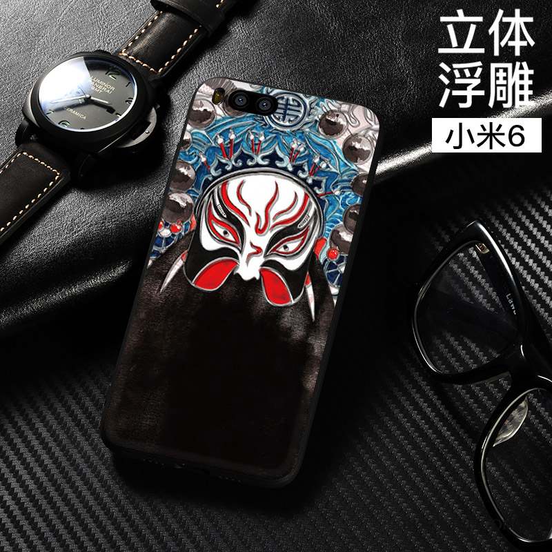 Mi 6 Coque Tendance Incassable Style Chinois Étui Tout Compris Protection