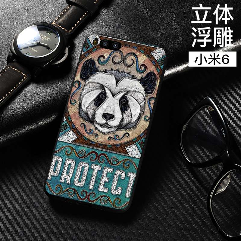 Mi 6 Coque Tendance Incassable Style Chinois Étui Tout Compris Protection