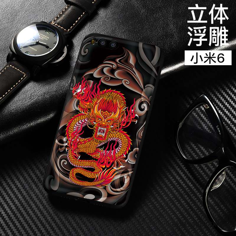 Mi 6 Coque Tendance Incassable Style Chinois Étui Tout Compris Protection