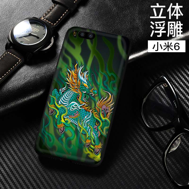 Mi 6 Coque Tendance Incassable Style Chinois Étui Tout Compris Protection