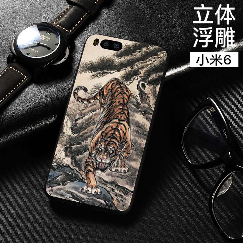 Mi 6 Coque Tendance Incassable Style Chinois Étui Tout Compris Protection