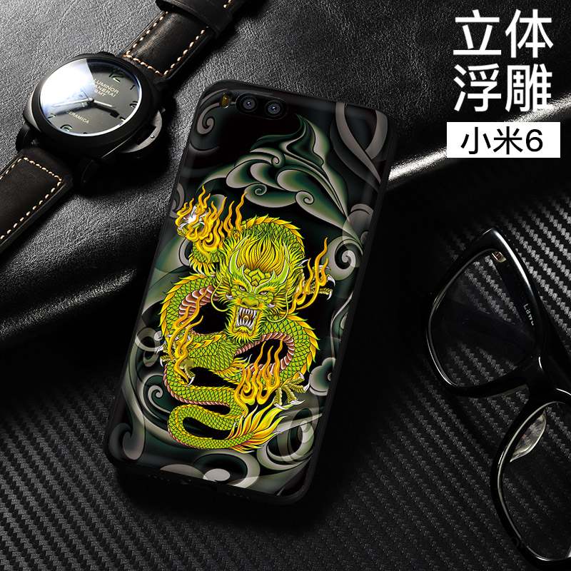 Mi 6 Coque Tendance Incassable Style Chinois Étui Tout Compris Protection