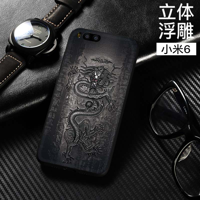 Mi 6 Coque Tendance Incassable Style Chinois Étui Tout Compris Protection