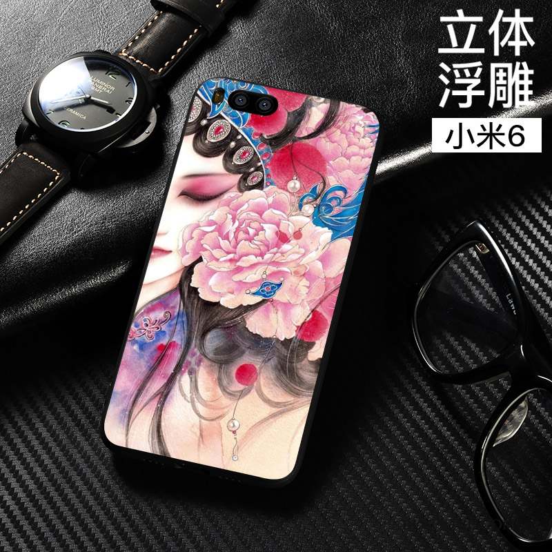 Mi 6 Coque Tendance Incassable Style Chinois Étui Tout Compris Protection