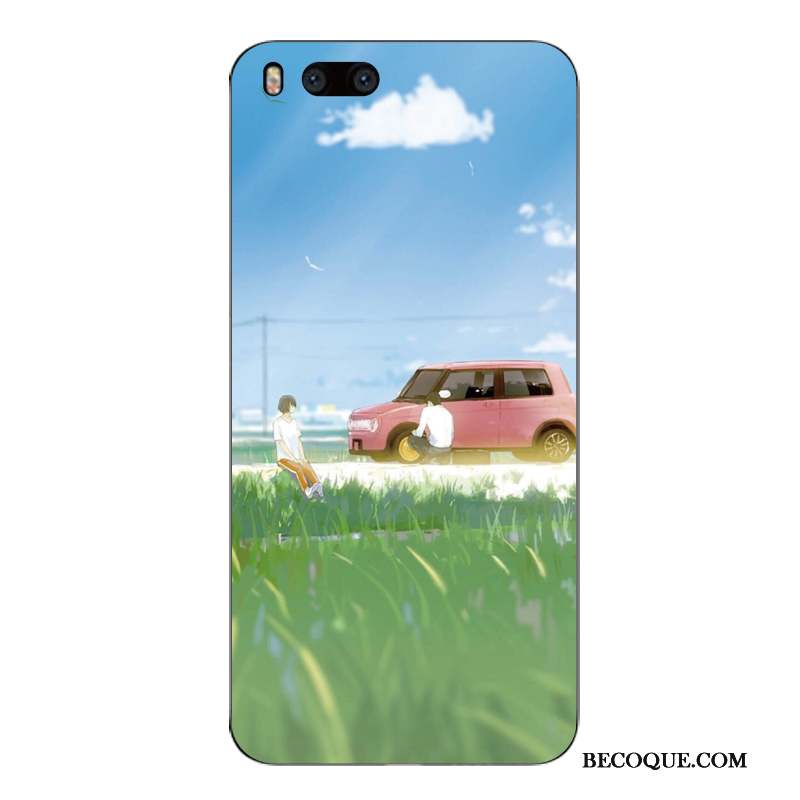 Mi 6 Coque Tout Compris Étui Fluide Doux Personnalité Charmant Téléphone Portable