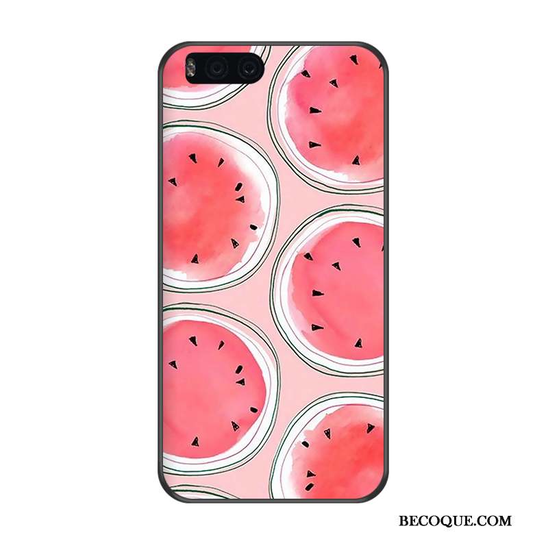 Mi 6 Fluide Doux Coque De Téléphone Dessin Animé Silicone Protection Gaufrage