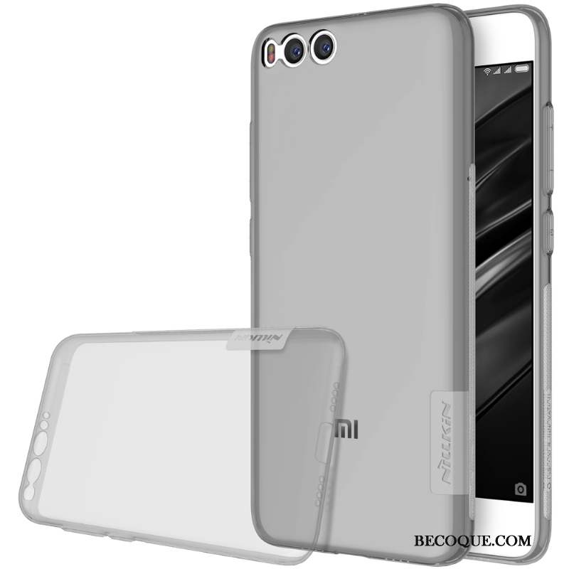 Mi 6 Protection Or Téléphone Portable Silicone Transparent Coque