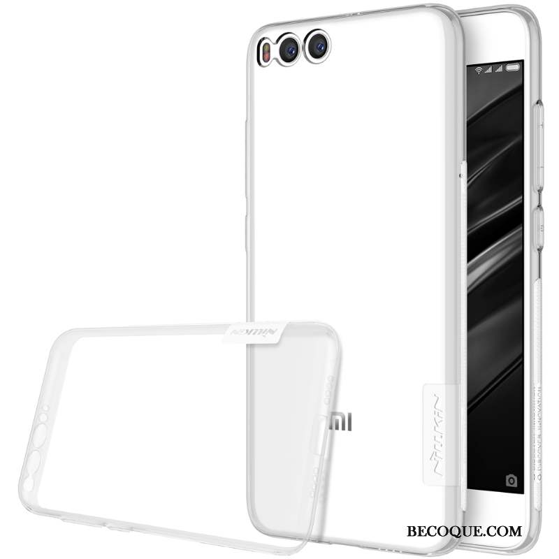 Mi 6 Protection Or Téléphone Portable Silicone Transparent Coque