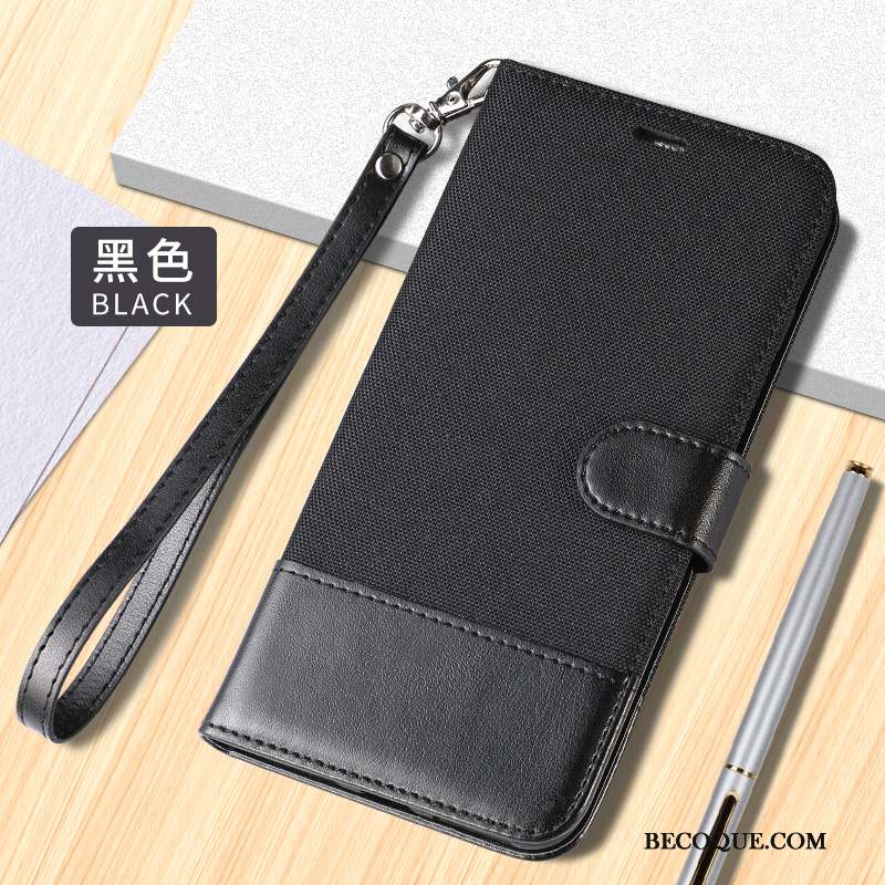 Mi 9 Coque Carte Protection Housse Étui En Cuir Incassable Support