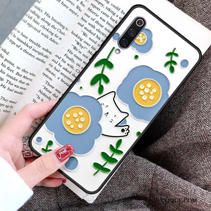 Mi 9 Coque Fleurs Jeunesse Peinture Jaune Modèle Fleurie Tout Compris