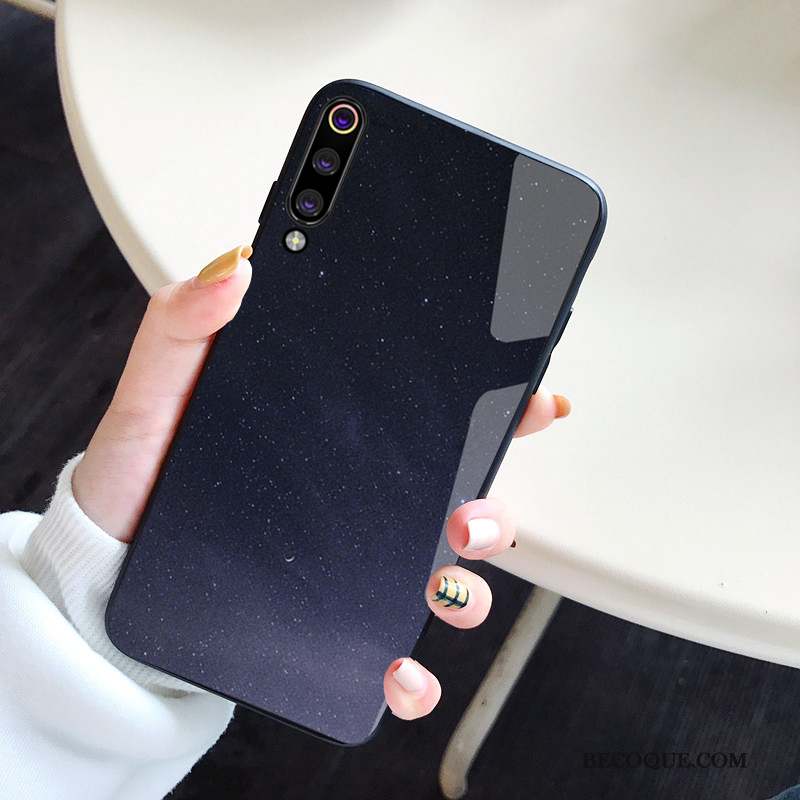 Mi 9 Coque Personnalité Net Rouge Vent Créatif Noir Miroir