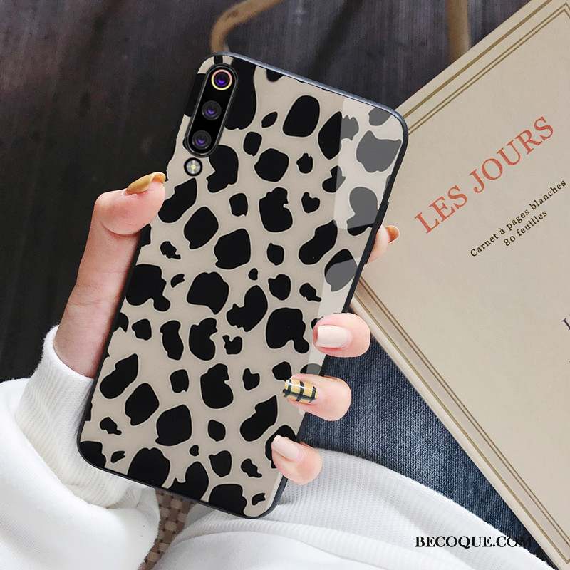 Mi 9 Coque Personnalité Net Rouge Vent Créatif Noir Miroir