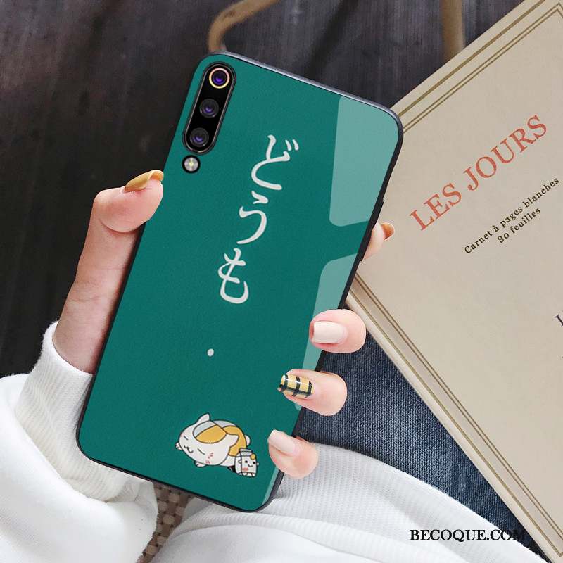 Mi 9 Coque Personnalité Net Rouge Vent Créatif Noir Miroir