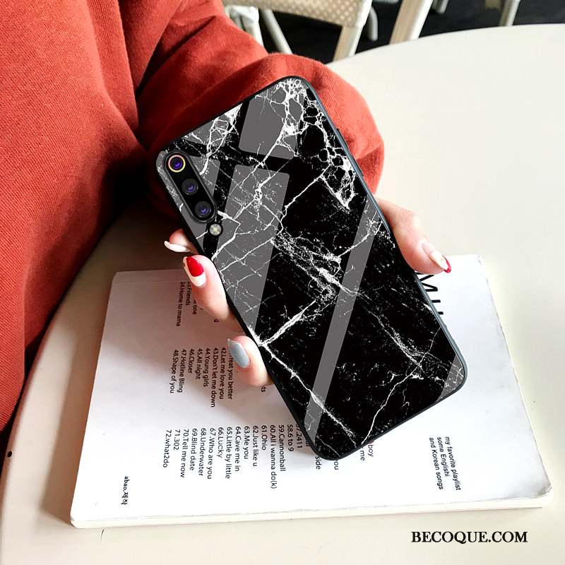 Mi 9 Coque Personnalité Net Rouge Vent Créatif Noir Miroir