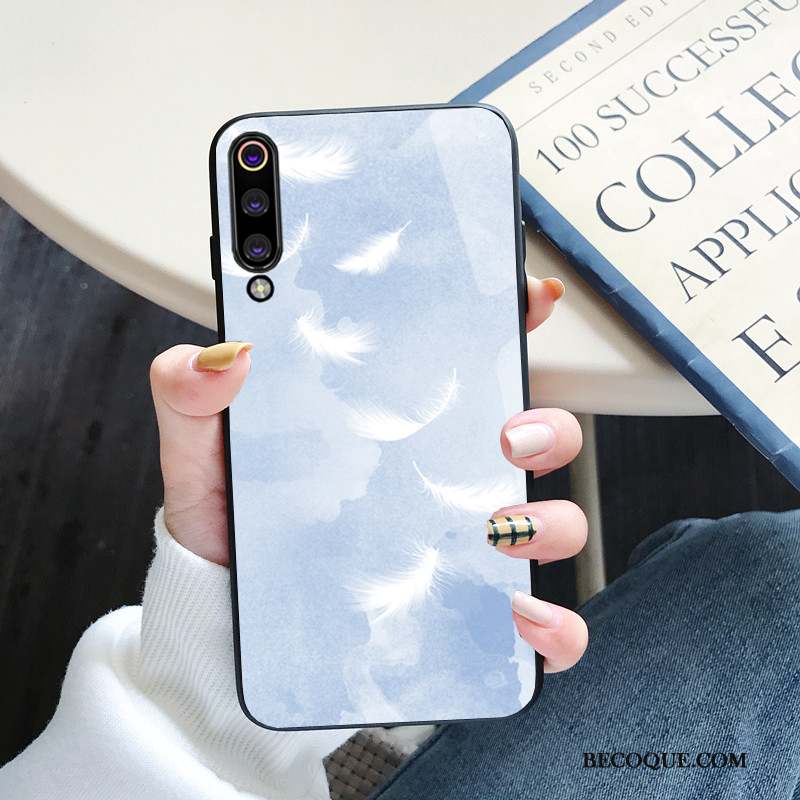 Mi 9 Coque Personnalité Net Rouge Vent Créatif Noir Miroir