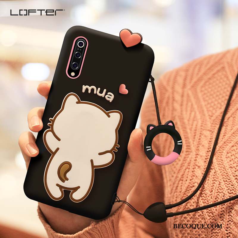 Mi 9 Coque Silicone Étui Créatif Petit Incassable Protection