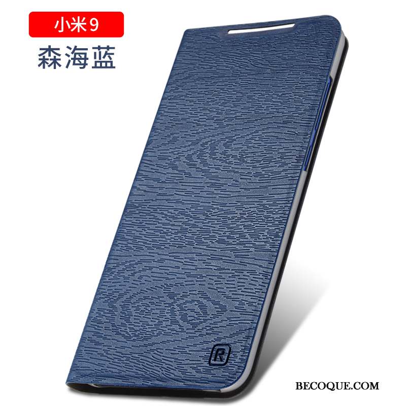 Mi 9 Délavé En Daim Protection Tendance Fluide Doux Coque De Téléphone