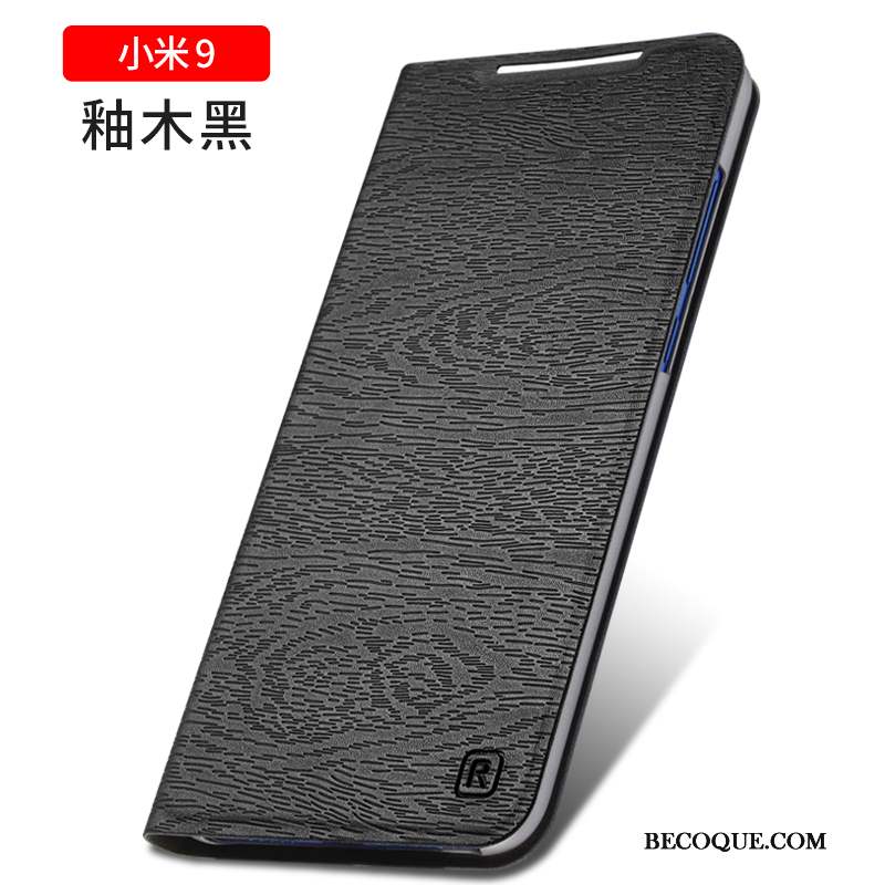 Mi 9 Délavé En Daim Protection Tendance Fluide Doux Coque De Téléphone