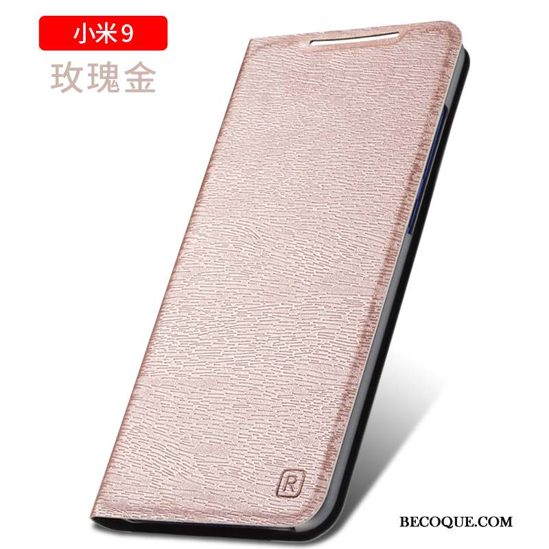 Mi 9 Délavé En Daim Protection Tendance Fluide Doux Coque De Téléphone