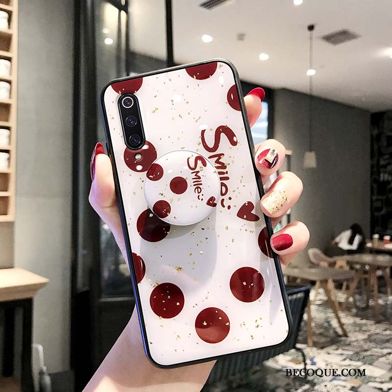 Mi 9 Lite Fluide Doux Point D'onde Créatif Coque De Téléphone Incassable Vent