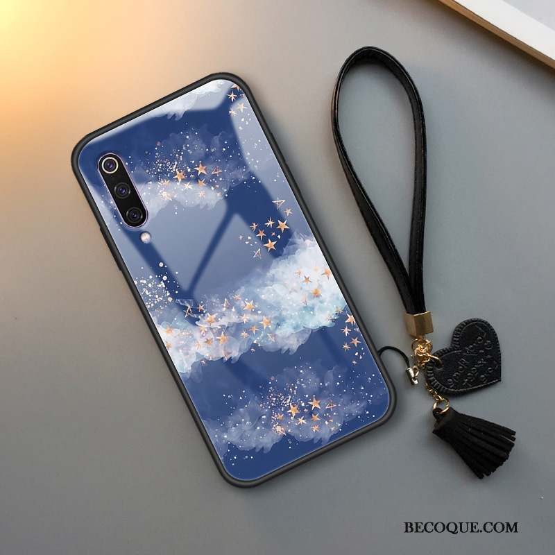 Mi 9 Lite Incassable Verre Modèle Jeunesse Ciel Étoilé Coque De Téléphone