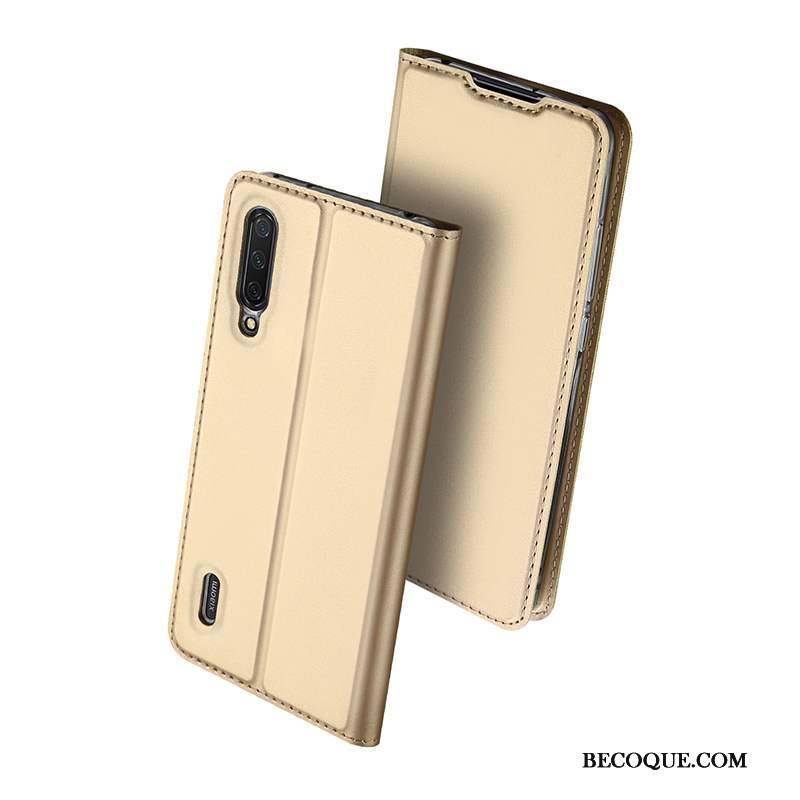 Mi 9 Lite Étui En Cuir Noir Business Petit Coque De Téléphone Tout Compris