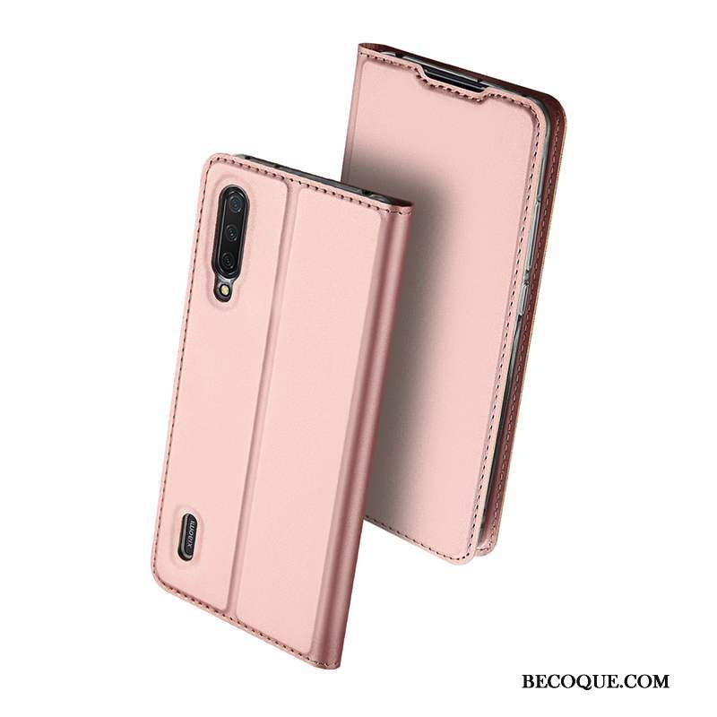 Mi 9 Lite Étui En Cuir Noir Business Petit Coque De Téléphone Tout Compris