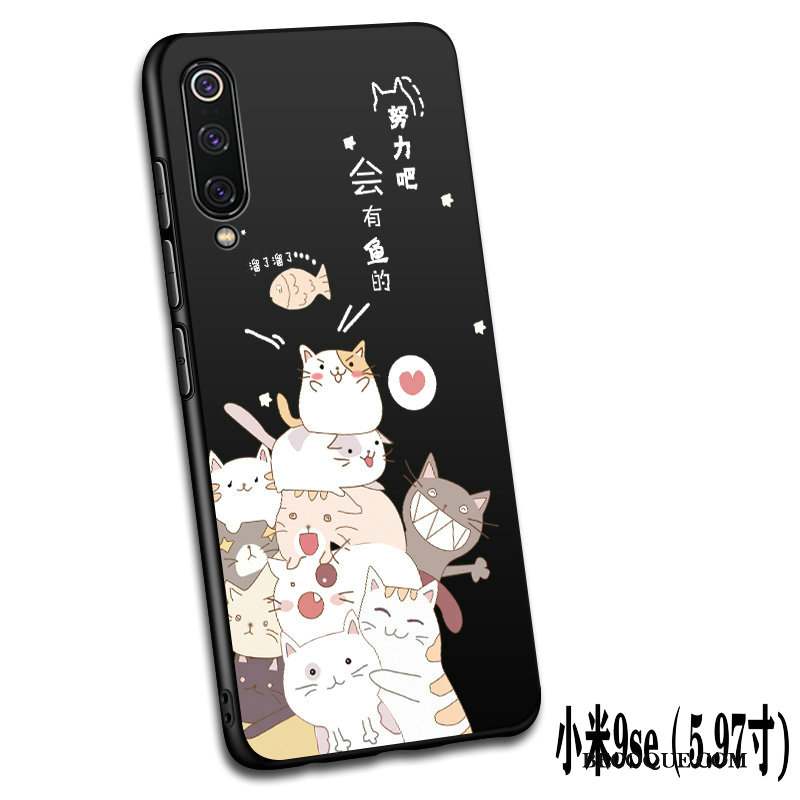 Mi 9 Noir Amoureux Coque Tout Compris Incassable Téléphone Portable