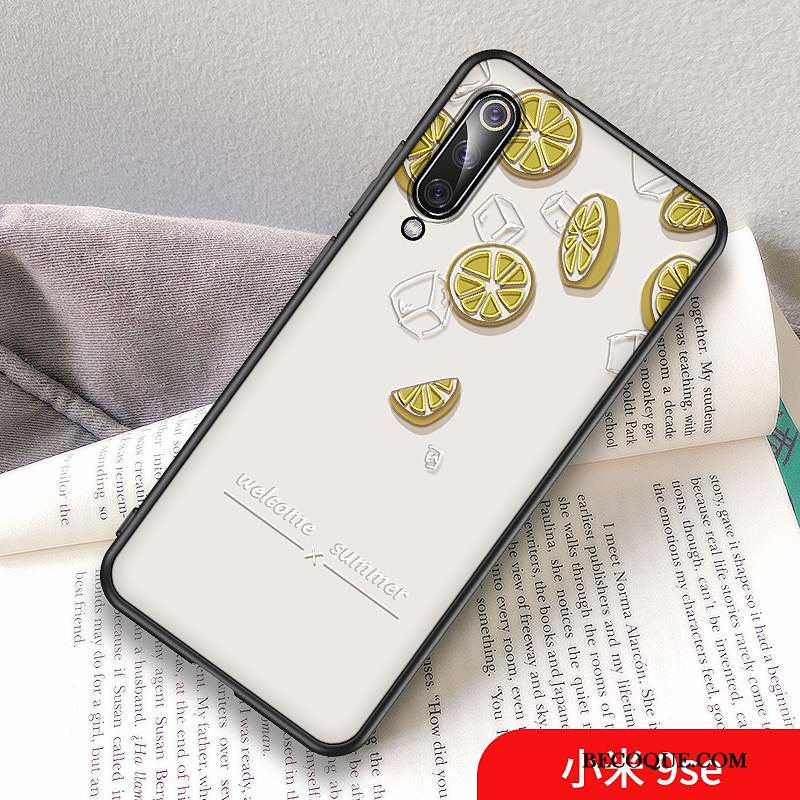 Mi 9 Se Coque Vert Personnalité Petit Étui Protection Silicone