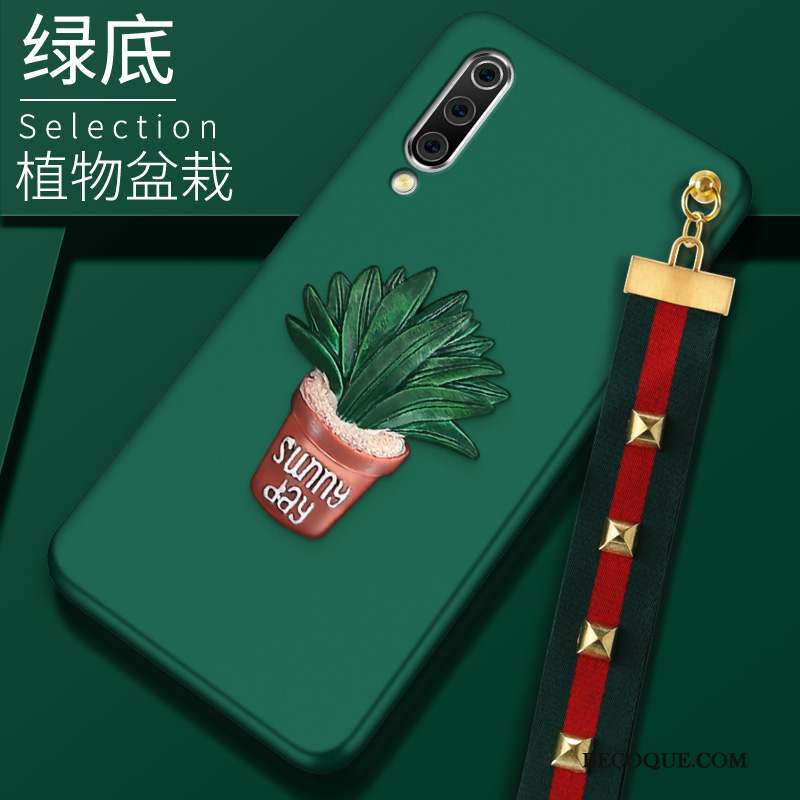 Mi 9 Se Net Rouge Petit Silicone Coque Vert Marque De Tendance