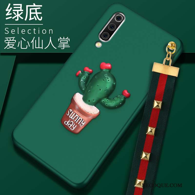 Mi 9 Se Net Rouge Petit Silicone Coque Vert Marque De Tendance