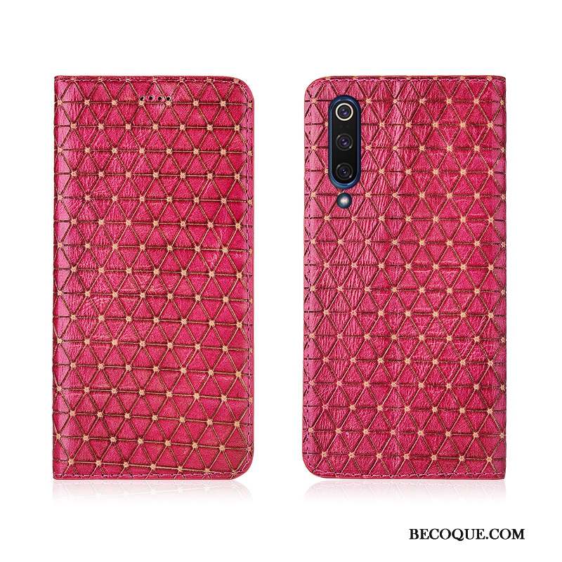 Mi 9 Se Plaid Coque De Téléphone Personnalisé Protection Petit Étui En Cuir