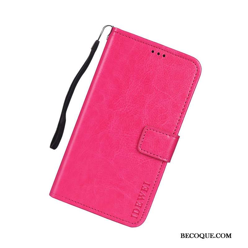 Mi 9t Coque Téléphone Portable Rouge Jours Incassable Portefeuille Petit