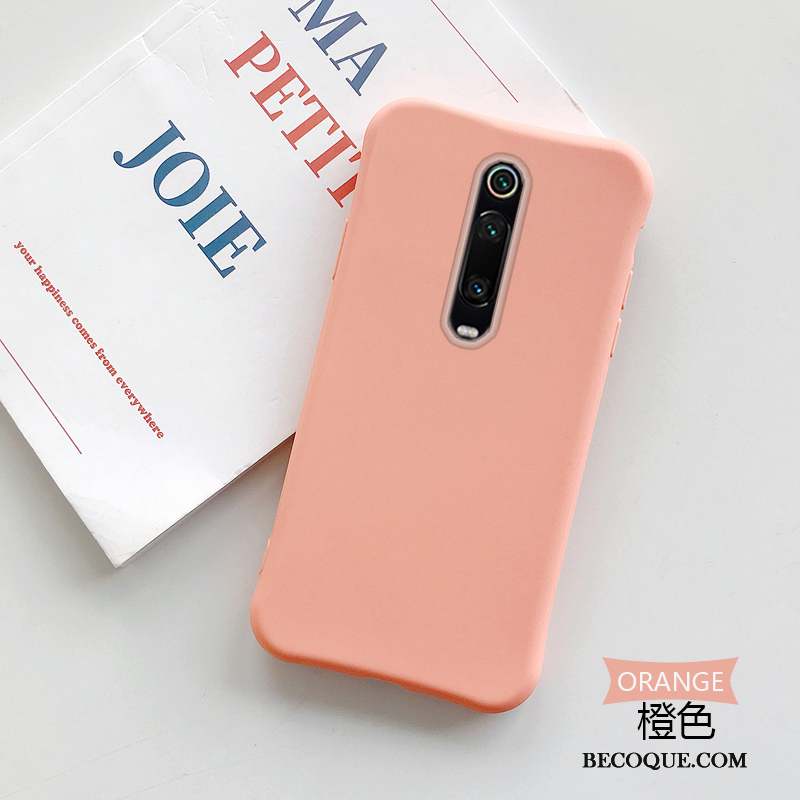 Mi 9t Pro Jaune Rose Coque Incassable Téléphone Portable Fluide Doux
