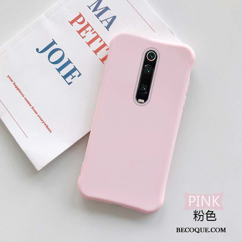 Mi 9t Pro Jaune Rose Coque Incassable Téléphone Portable Fluide Doux