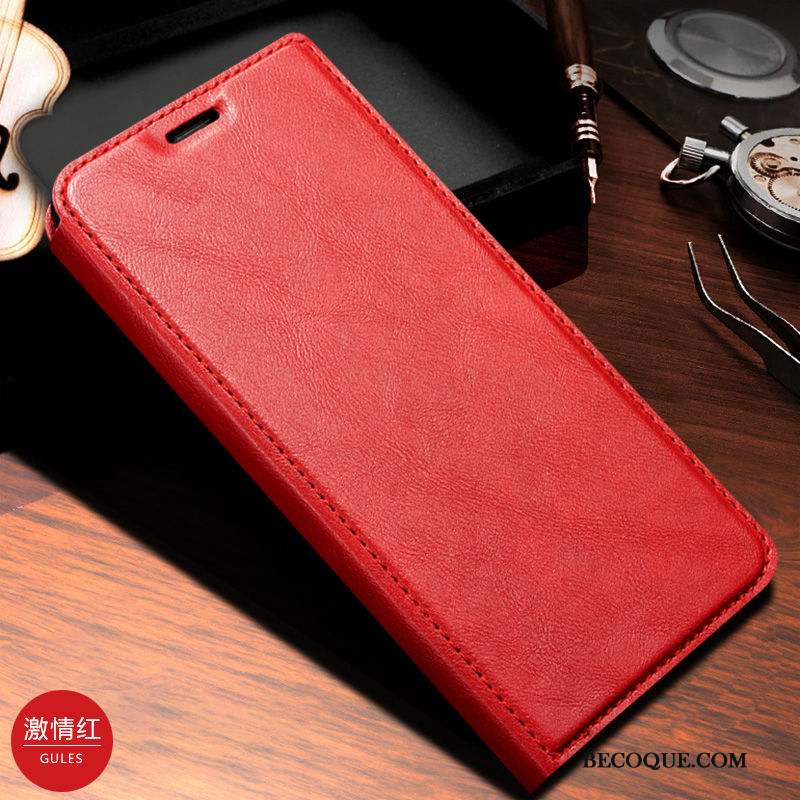 Mi 9t Pro Petit Business Étui En Cuir Incassable Coque De Téléphone Housse