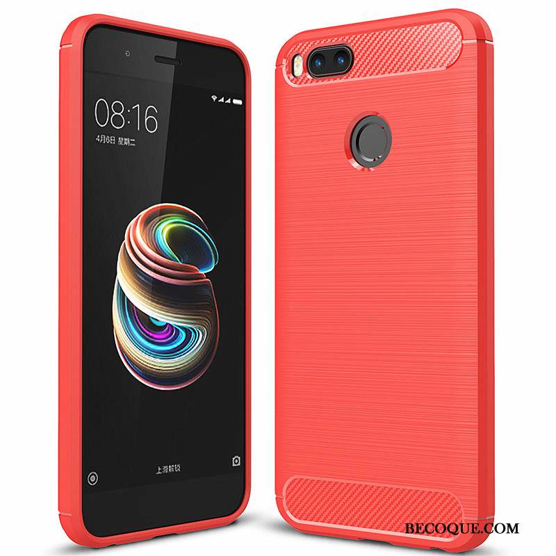 Mi A1 Coque De Téléphone Téléphone Portable Étui Incassable Fibre Fluide Doux