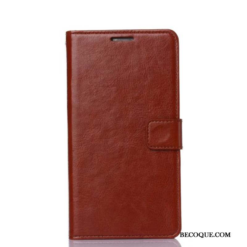 Mi A1 Coque Étui Petit Téléphone Portable Housse Rouge Étui En Cuir