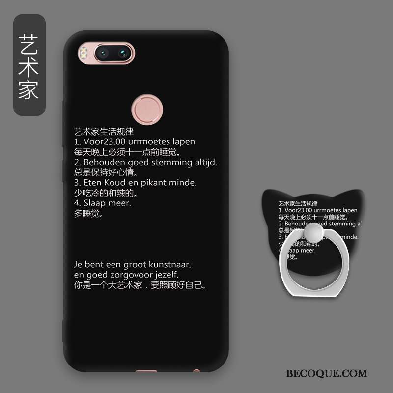 Mi A1 Tendance Petit Coque Nouveau Anneau De Téléphone