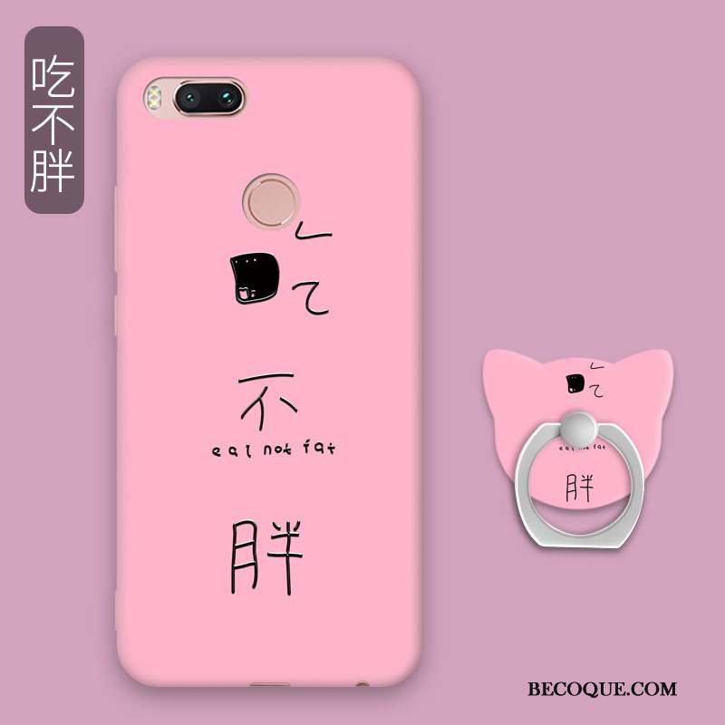 Mi A1 Tendance Petit Coque Nouveau Anneau De Téléphone