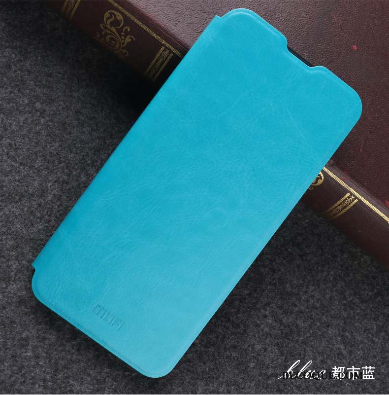 Mi A3 Coque Clamshell Étui En Cuir Petit Silicone Modèle Incassable