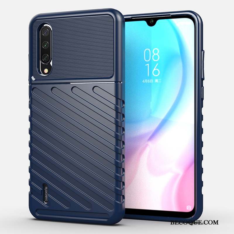 Mi A3 Coque De Téléphone Petit Silicone Protection Incassable Bleu