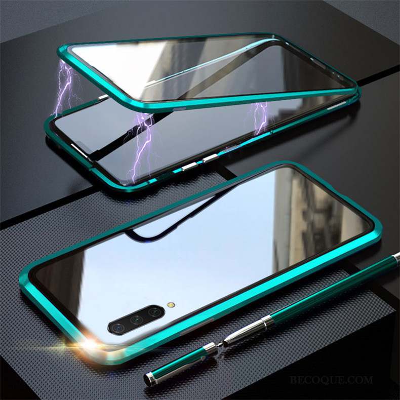 Mi A3 Coque Tout Compris Reversible Vert Petit Incassable Protection