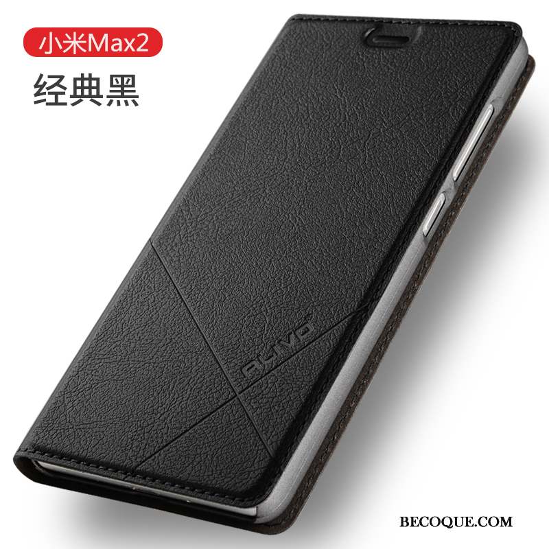 Mi Max 2 Clamshell Étui Incassable Coque De Téléphone Rouge Protection