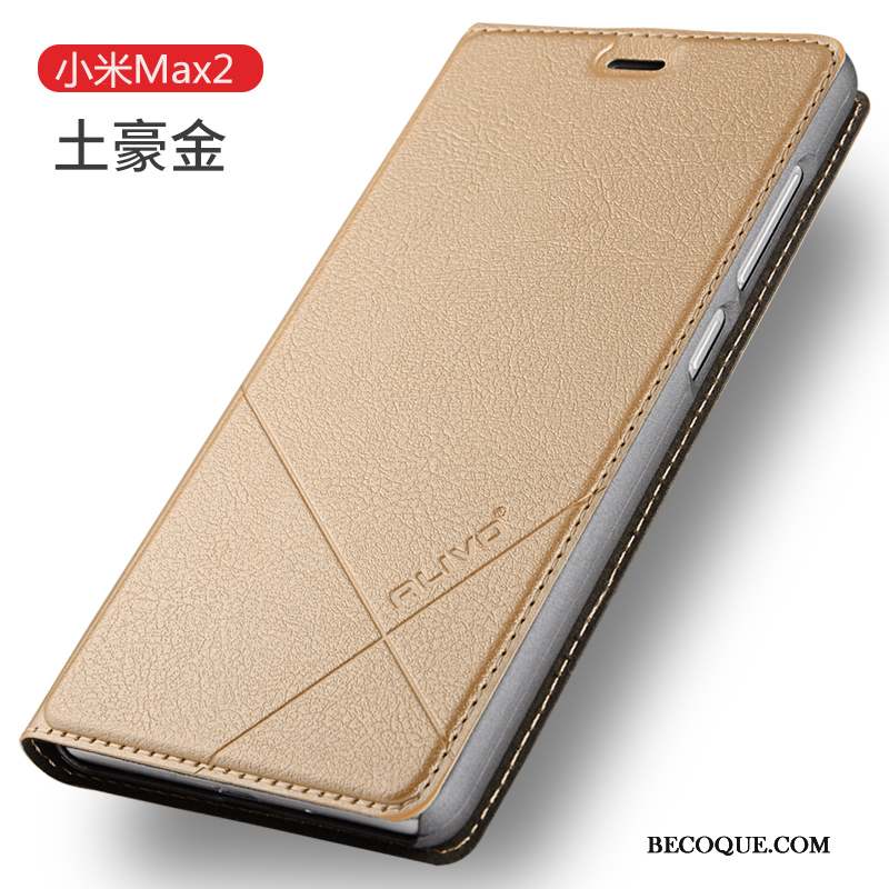 Mi Max 2 Clamshell Étui Incassable Coque De Téléphone Rouge Protection