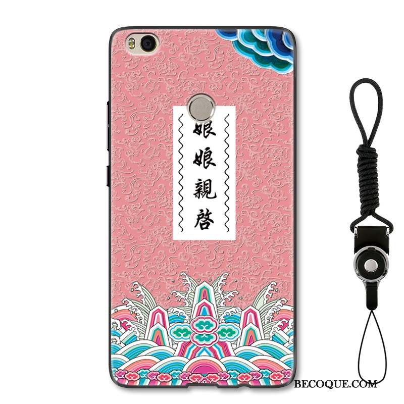 Mi Max 2 Coque Créatif Petit Incassable Protection Ornements Suspendus Style Chinois