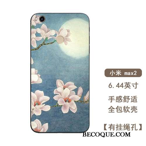 Mi Max 2 Coque Créatif Tout Compris Fleur Ornements Suspendus Art Incassable